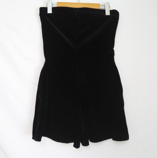 デイジーベロア DAISY VELOUR パンツ キュロット 40 無地 黒 / ブラック /  レディース USED 古着 中古 10010949