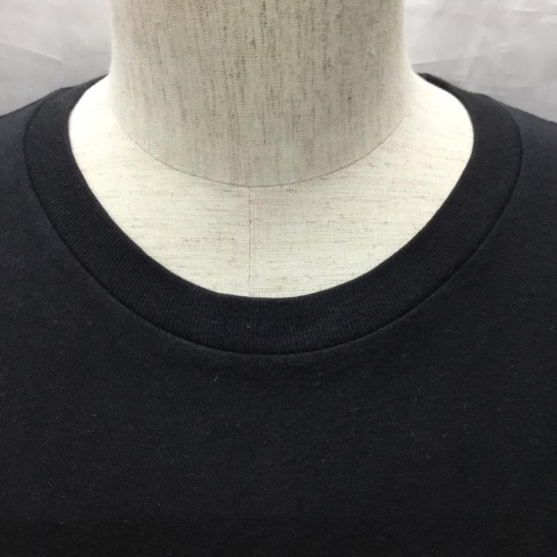 ステューシー STUSSY カットソー 長袖 長袖カットソー クルーネックカットソー ロングスリーブカットソー プリントTシャツ L ロゴ、文字 黒 / ブラック /  メンズ USED 古着 中古 10114146