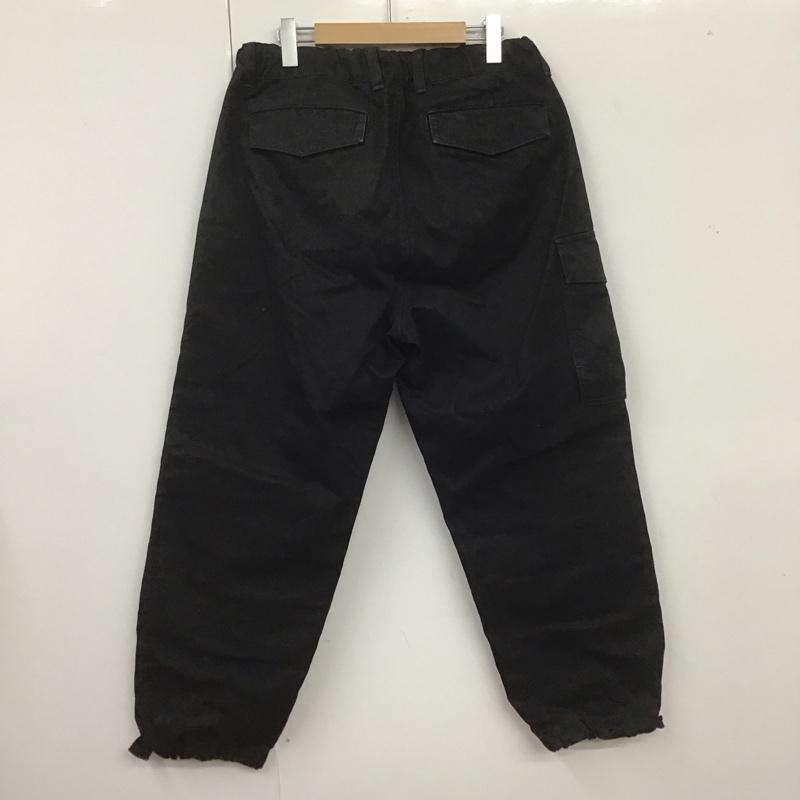 フカミ HUKAMI パンツ ワークパンツ、ペインターパンツ カーゴパンツ L 無地 黒 / ブラック /  メンズ USED 古着 中古 10106818