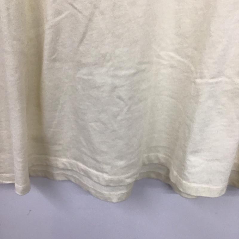 エッセンシャルズ ESSENTIALS Tシャツ 半袖 M ロゴ、文字 アイボリー / アイボリー /  メンズ USED 古着 中古 10128689