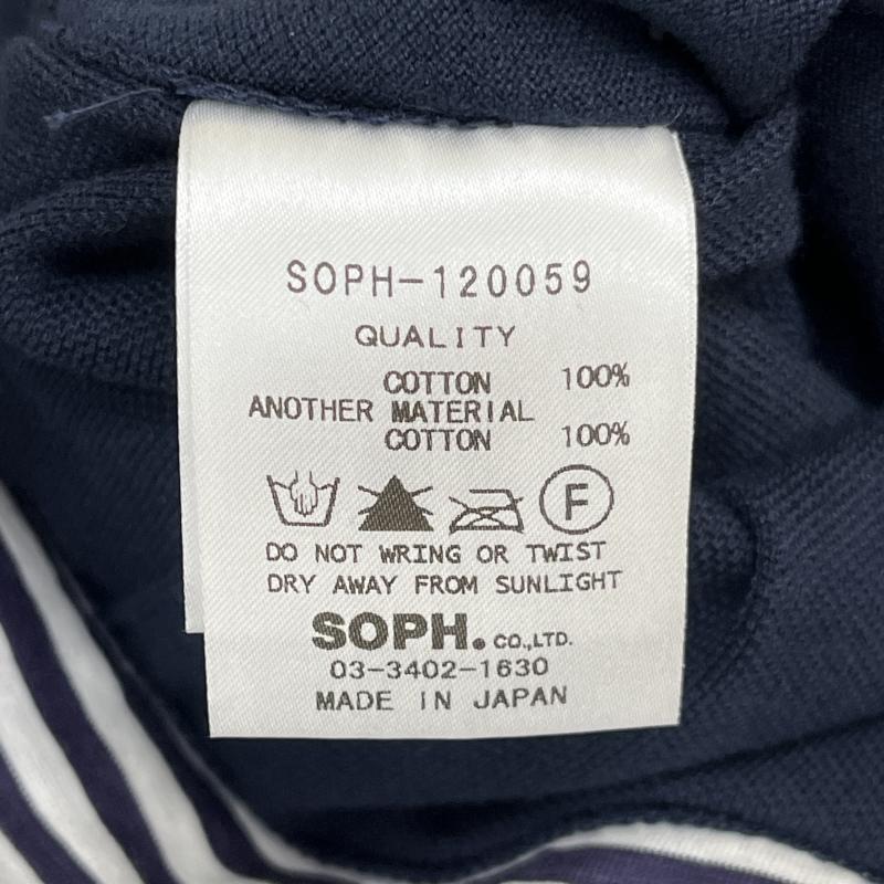 ソフネット SOPHNET. ジャケット、上着 ジャケット、ブレザー SOPH-120059 鹿の子生地 3B テーラード L 紺 / ネイビー / navy メンズ USED 古着 中古 50092836