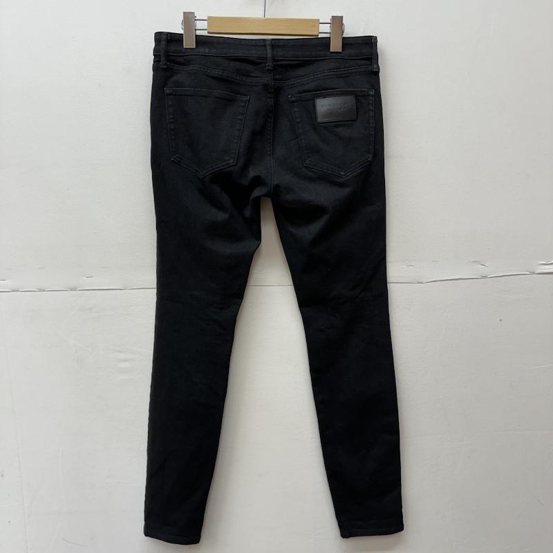 バーバリー BURBERRY パンツ デニム、ジーンズ 8008245 CHECK DETAIL スキニーフィット ジーンズ 28インチ 黒 / ブラック / black レディース USED 古着 中古 50093089