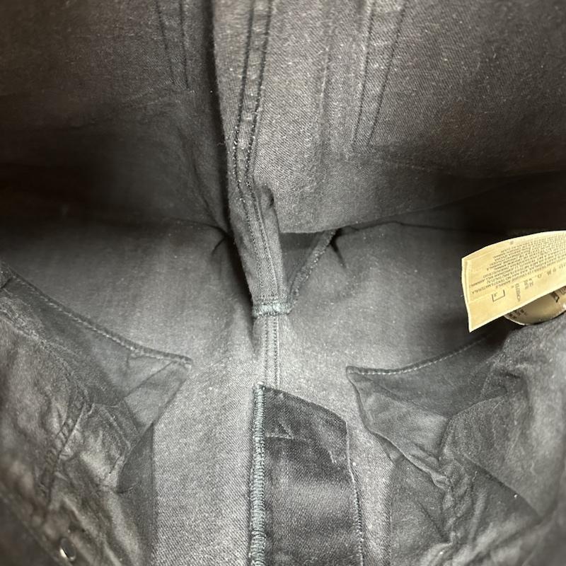 バーバリー BURBERRY パンツ デニム、ジーンズ 8008245 CHECK DETAIL スキニーフィット ジーンズ 28インチ 黒 / ブラック / black レディース USED 古着 中古 50093089