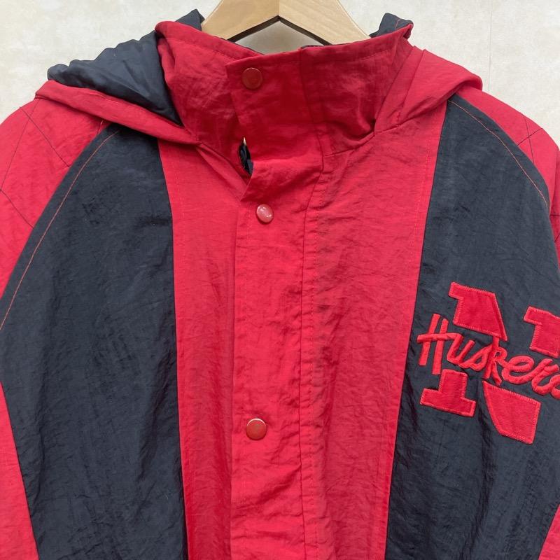 スターター STARTER ジャケット、上着 ジャンパー、ブルゾン Nebraska Huskers ネブラスカ ハスカーズ パデッドジャケット - 赤 / レッド / red メンズ USED 古着 中古 50094513