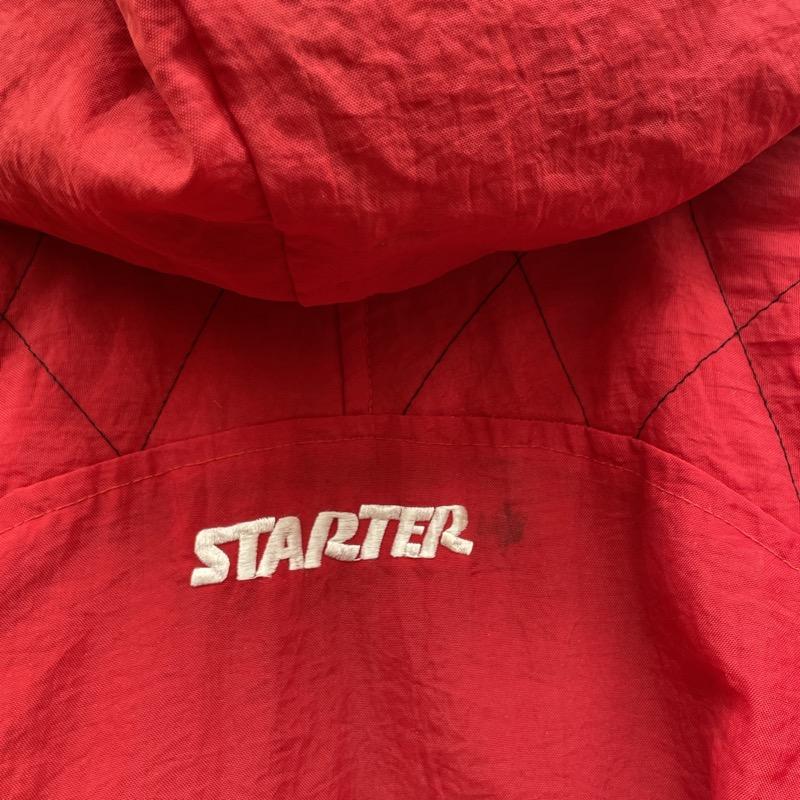 スターター STARTER ジャケット、上着 ジャンパー、ブルゾン Nebraska Huskers ネブラスカ ハスカーズ パデッドジャケット - 赤 / レッド / red メンズ USED 古着 中古 50094513