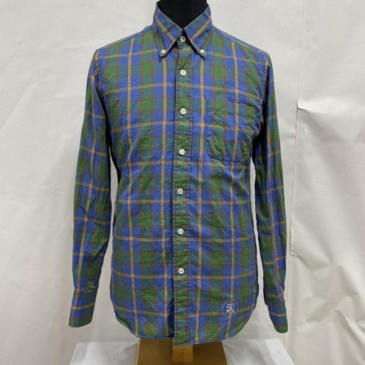 ユニフォームエクスペリメント uniform experiment シャツ、ブラウス 長袖 UNIFORM EXPERIMENT 長袖シャツ ボタンダウン チェック UE-90035 ワンポイント刺繡ロゴ SOPH 1 1 チェック X ワンポイント X ロゴ、文字 X 刺繍 マルチカラー / マルチカラー / multicolor メンズ USED 古着 中古 50095264