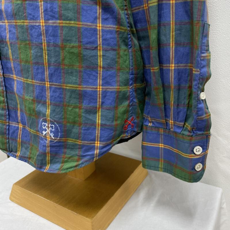 ユニフォームエクスペリメント uniform experiment シャツ、ブラウス 長袖 UNIFORM EXPERIMENT 長袖シャツ ボタンダウン チェック UE-90035 ワンポイント刺繡ロゴ SOPH 1 1 チェック X ワンポイント X ロゴ、文字 X 刺繍 マルチカラー / マルチカラー / multicolor メンズ USED 古着 中古 50095264