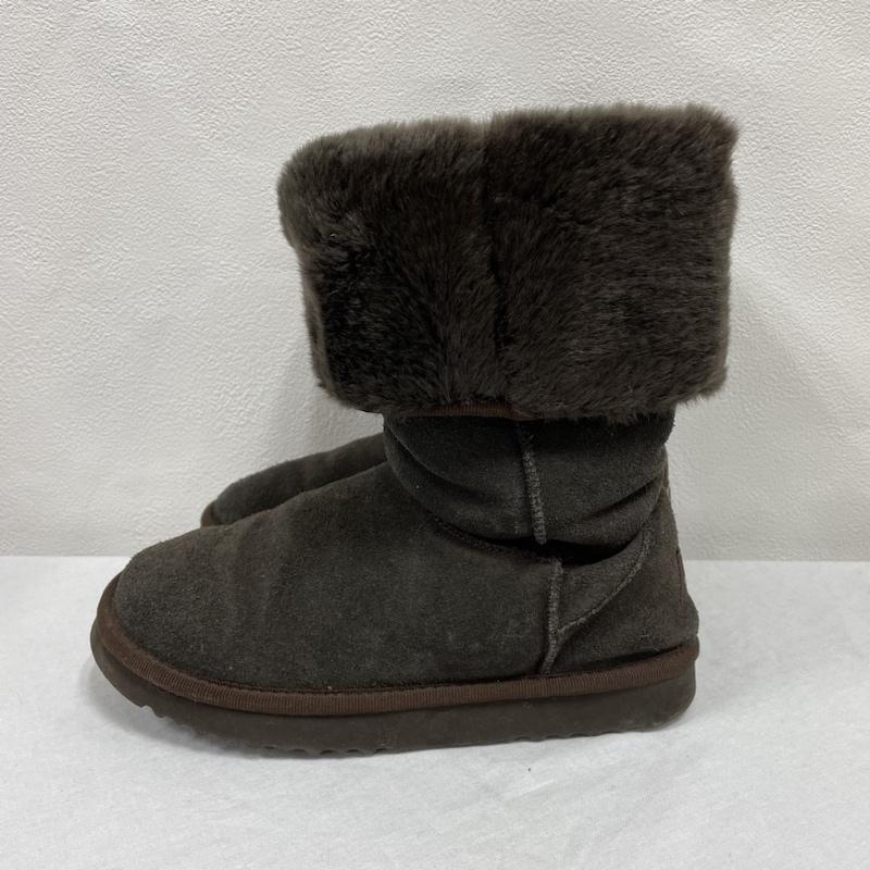 アグ UGG ブーツ 一般 UGG australia CLASSIC TALL 5815 アグ ムートンブーツ ブラウン チョコ スウェード W6 22~23cm - 無地 茶 / ブラウン / brown レディース USED 古着 中古 50095314