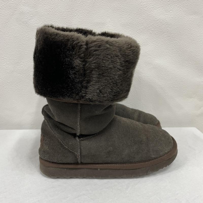 アグ UGG ブーツ 一般 UGG australia CLASSIC TALL 5815 アグ ムートンブーツ ブラウン チョコ スウェード W6 22~23cm - 無地 茶 / ブラウン / brown レディース USED 古着 中古 50095314