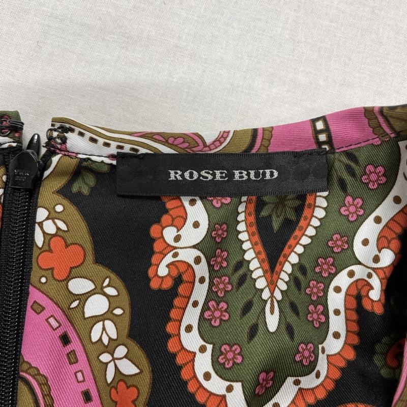 ローズバッド ROSE BUD ワンピース ミニスカート ローズバッド ROSE BUD 総柄 ペイズリー柄 ワンピース 七分袖 チュニック LOP-08226 FREE FREE ペイズリー 桃 / ピンク / pink X 茶 / ブラウン / brown X 緑 / グリーン / green X 白 / ホワイト / white X 橙 / オレンジ / orange レディース USED 古着 中古 50095316
