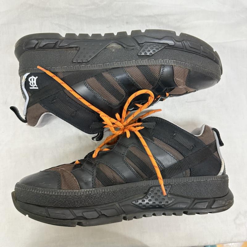 バーバリー BURBERRY スニーカー スニーカー Nylon and Nubuck Union 厚底 ユニオン スニーカー 40 25.0cm 黒 / ブラック / black X 茶 / ブラウン / brown レディース USED 古着 中古 50095379