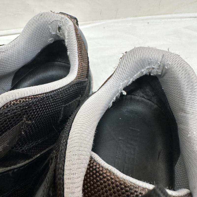 バーバリー BURBERRY スニーカー スニーカー Nylon and Nubuck Union 厚底 ユニオン スニーカー 40 25.0cm 黒 / ブラック / black X 茶 / ブラウン / brown レディース USED 古着 中古 50095379