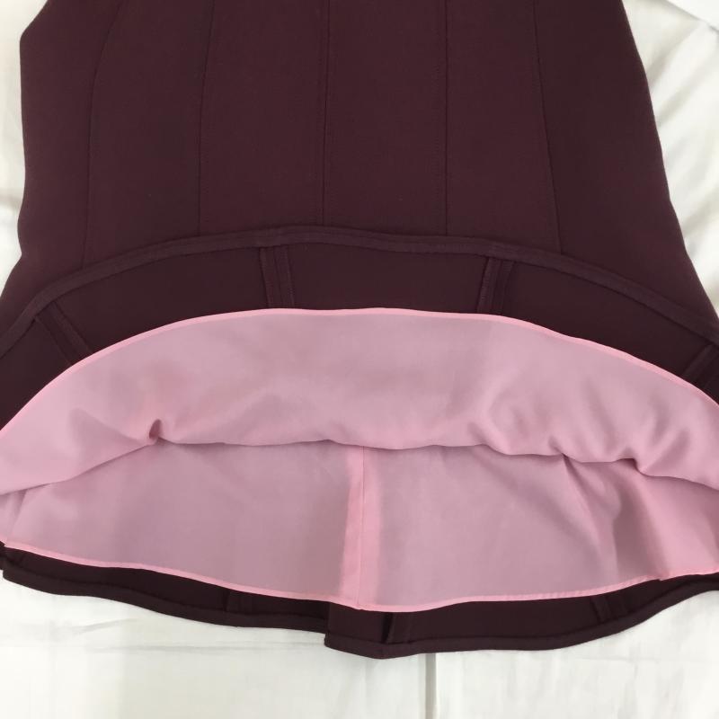 ケイトスペード Kate Spade ワンピース ひざ丈スカート 2 無地 桃 / ピンク /  レディース USED 古着 中古 10110720