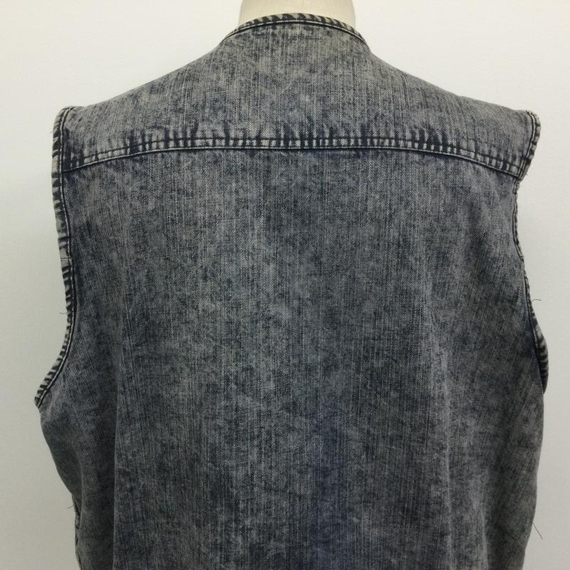 古着 USED ベスト ベスト WEIL ONGFUSHI 多ポケット付き デニムベスト ビッグサイズ XXL  623 XXL 無地 インディゴ / インディゴ / Indigo メンズ USED 古着 中古 50095969