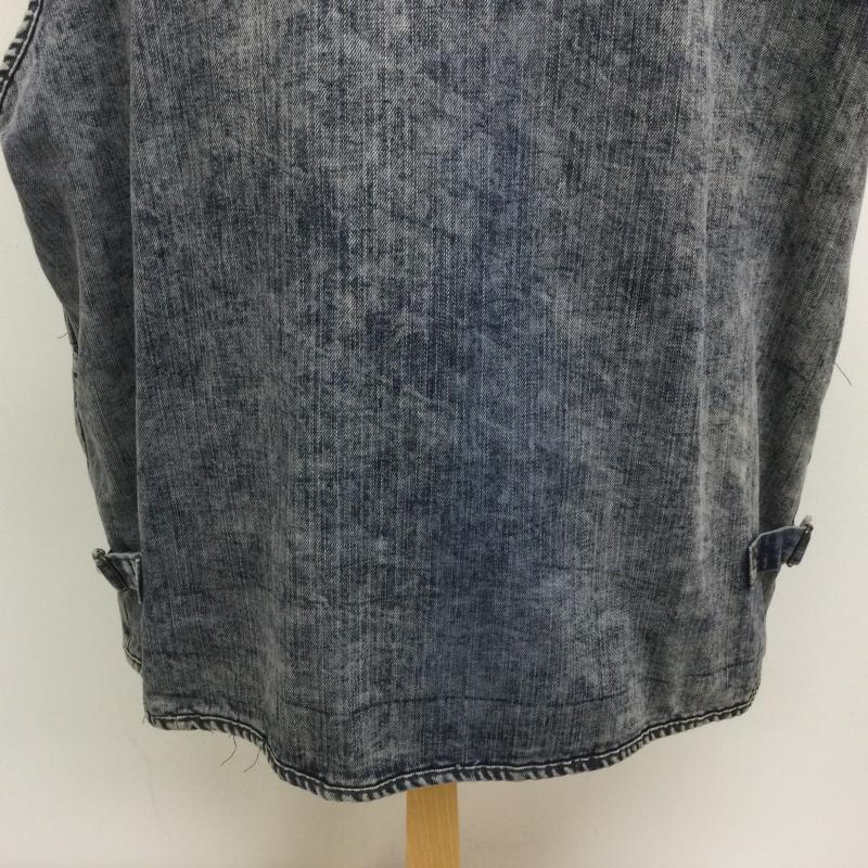 古着 USED ベスト ベスト WEIL ONGFUSHI 多ポケット付き デニムベスト ビッグサイズ XXL  623 XXL 無地 インディゴ / インディゴ / Indigo メンズ USED 古着 中古 50095969