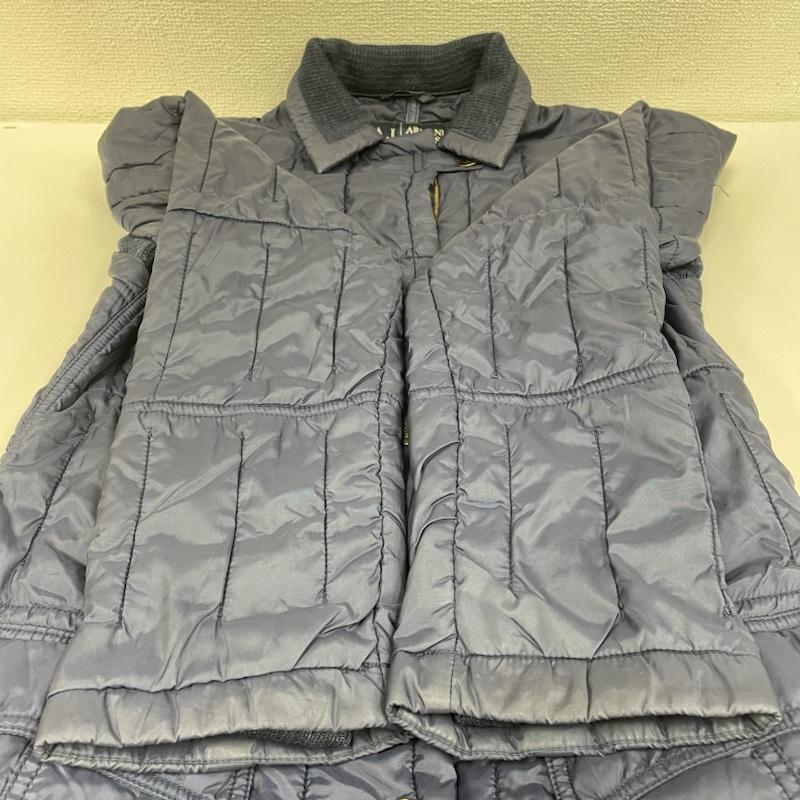 アルマーニ ジーンズ ARMANI JEANS コート コート一般 中綿 ジャケット コート ブルゾン スナップボタン キルティング 40 無地 紺 / ネイビー / navy レディース USED 古着 中古 50096545