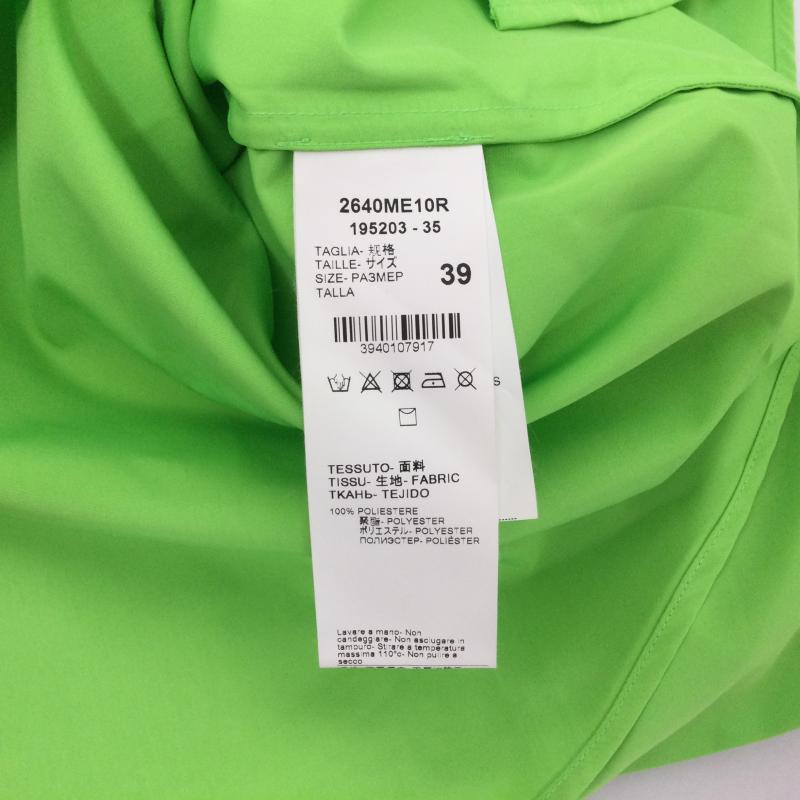 エムエスジーエム MSGM シャツ、ブラウス 長袖 2640ME10R バックデカロゴプリント 長袖ドレスシャツ タグ付き サイズ 15 1/2 M ロゴ、文字 薄緑 / ライトグリーン / メンズ USED 古着 中古 50097708