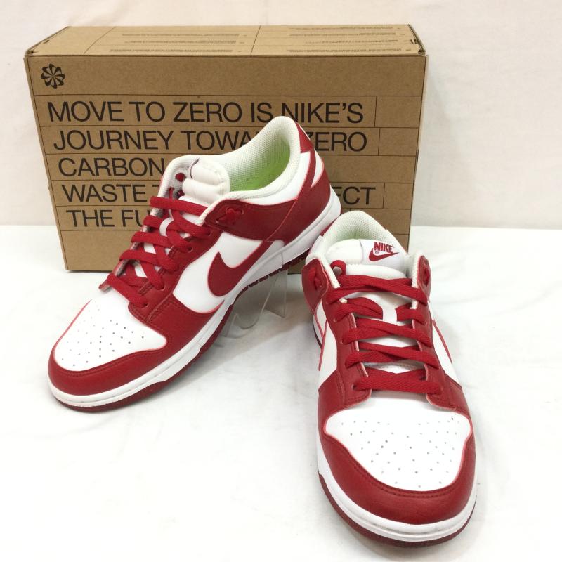 ナイキ NIKE スニーカー スニーカー WMNS Dunk Low Next Nature Gym Red ウィメンズ ダンク ロー ネクスト ネイチャー ジムレッド 27.0cm 白 / ホワイト / white X 赤 / レッド / red レディース USED 古着 中古 50097978