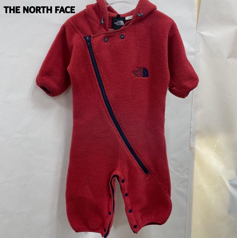 ザノースフェイス THE NORTH FACE ワンピース・ドレス・オールインワン ワンピース・ドレス・オールインワン THE NORTH FACE ロンパース オールインワン NAJ-3954 フリース キッズ アウトドア M M ワンポイント X 刺繍 X ロゴ、文字 赤 / レッド / red ボーイズ USED 古着 中古 50098067