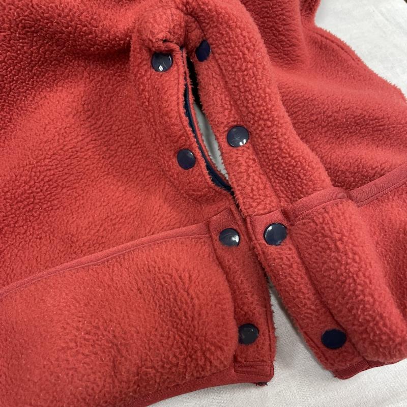ザノースフェイス THE NORTH FACE ワンピース・ドレス・オールインワン ワンピース・ドレス・オールインワン THE NORTH FACE ロンパース オールインワン NAJ-3954 フリース キッズ アウトドア M M ワンポイント X 刺繍 X ロゴ、文字 赤 / レッド / red ボーイズ USED 古着 中古 50098067