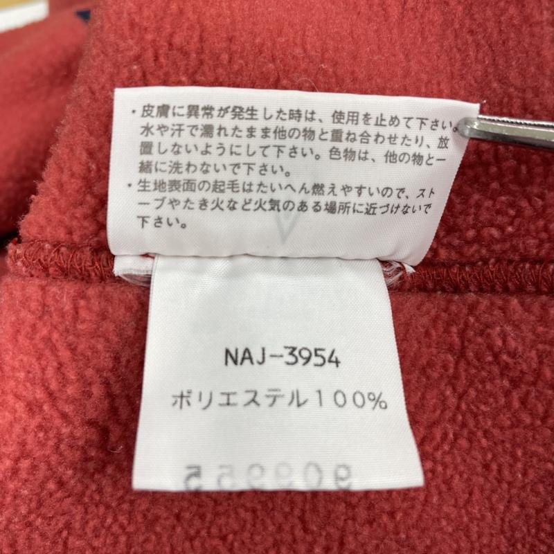 ザノースフェイス THE NORTH FACE ワンピース・ドレス・オールインワン ワンピース・ドレス・オールインワン THE NORTH FACE ロンパース オールインワン NAJ-3954 フリース キッズ アウトドア M M ワンポイント X 刺繍 X ロゴ、文字 赤 / レッド / red ボーイズ USED 古着 中古 50098067