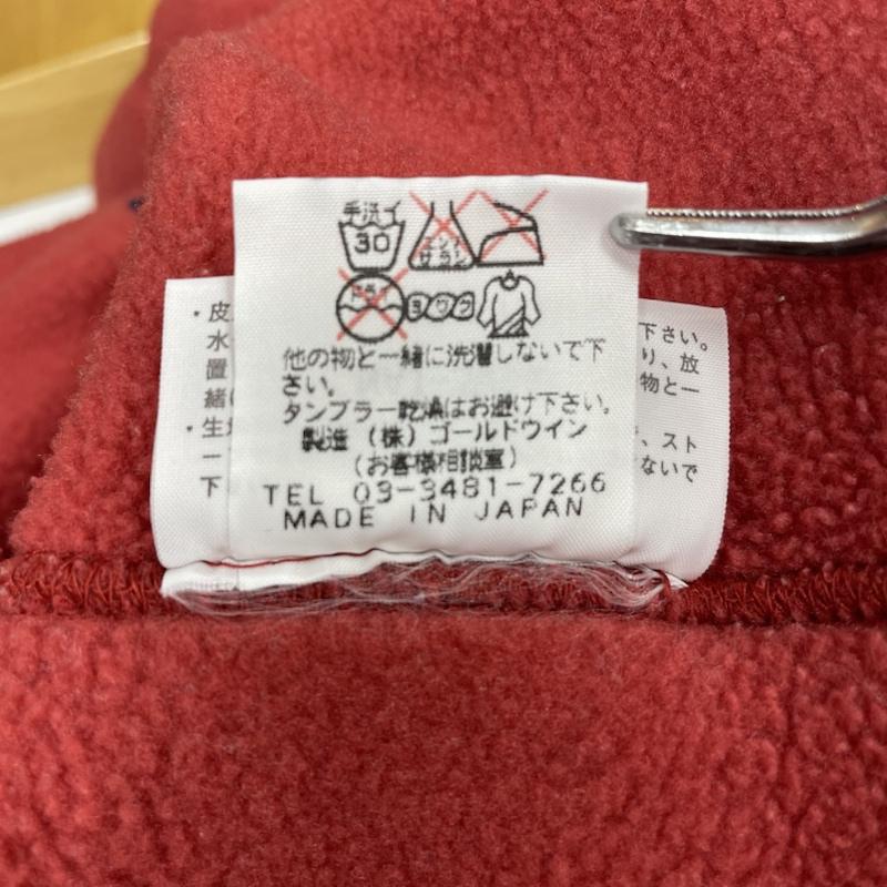 ザノースフェイス THE NORTH FACE ワンピース・ドレス・オールインワン ワンピース・ドレス・オールインワン THE NORTH FACE ロンパース オールインワン NAJ-3954 フリース キッズ アウトドア M M ワンポイント X 刺繍 X ロゴ、文字 赤 / レッド / red ボーイズ USED 古着 中古 50098067