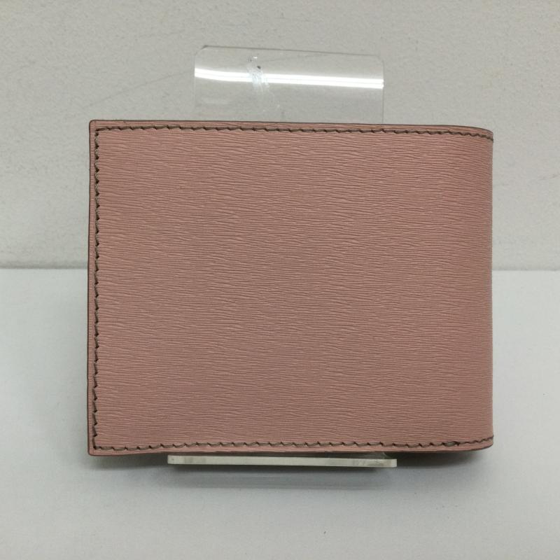 古着 USED 財布 二つ折り IS/IT イズ イット 971605 ペッパー 2ッ折財布 レザー ウォレット タグ・箱付 - 無地 桃 / ピンク / pink メンズ USED 古着 中古 50098460