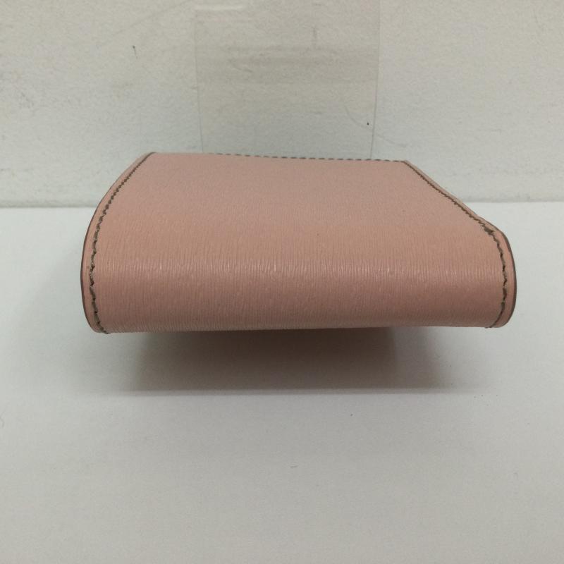 古着 USED 財布 二つ折り IS/IT イズ イット 971605 ペッパー 2ッ折財布 レザー ウォレット タグ・箱付 - 無地 桃 / ピンク / pink メンズ USED 古着 中古 50098460