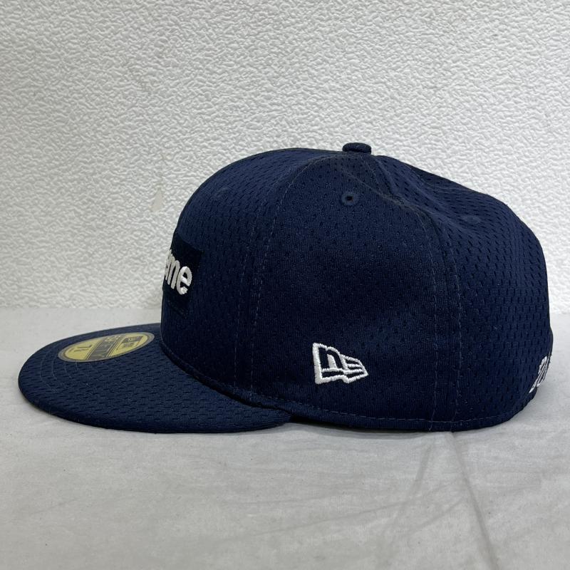 シュプリーム Supreme 帽子 キャップ 18SS Mesh Box Logo メッシュ ボックスロゴ New Era ニューエラ 6パネル キャップ - 紺 / ネイビー / navy メンズ USED 古着 中古 50098490
