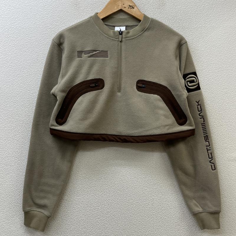 ナイキ NIKE ジャケット、上着 ジャンパー、ブルゾン DM1288-247 トラヴィススコット ハーフジップ ショート丈 フリース S レディース USED 古着 中古 50098827