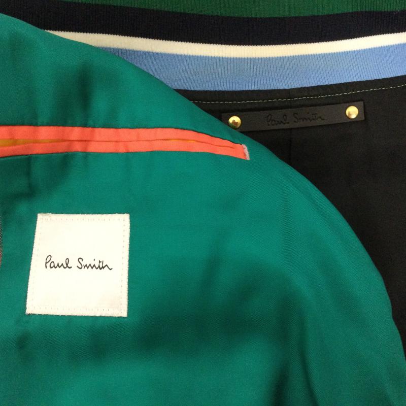 ポールスミス Paul Smith ジャケット、上着 ジャンパー、ブルゾン 173104 麻・レーヨン混 マドラスチェック柄 マルチストライプ トラックジャケット ライトアウター XL チェック X ストライプ 赤 / レッド / red X 緑 / グリーン / green X 黄 / イエロー / yellow メンズ USED 古着 中古 50098947