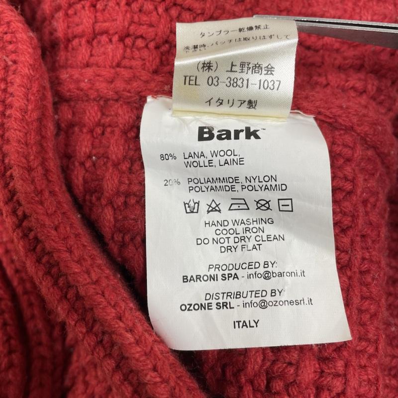 バーク BARK コート コート一般 ニット ダッフル コート ウール セーター ワッフル イタリア製 XS 赤 / レッド / red メンズ USED 古着 中古 50098991