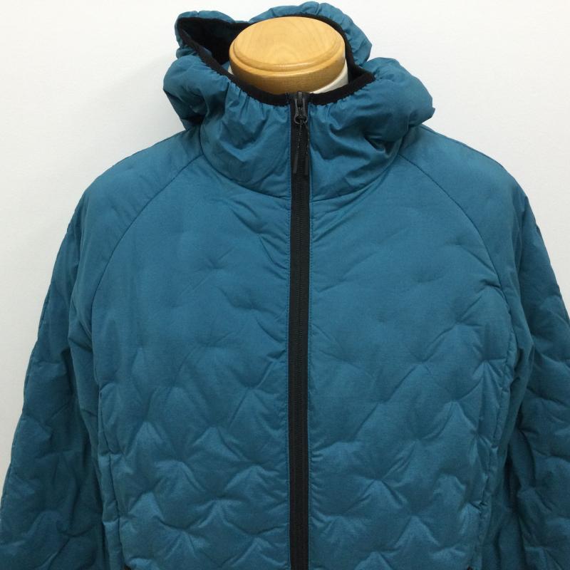 古着 USED ジャケット、上着 ジャンパー、ブルゾン TIGORA ティゴラ TR-9D3662IJ フード付き 立体中綿ジャケット M 無地 青 / ブルー / blue X 緑 / グリーン / green メンズ USED 古着 中古 50099499