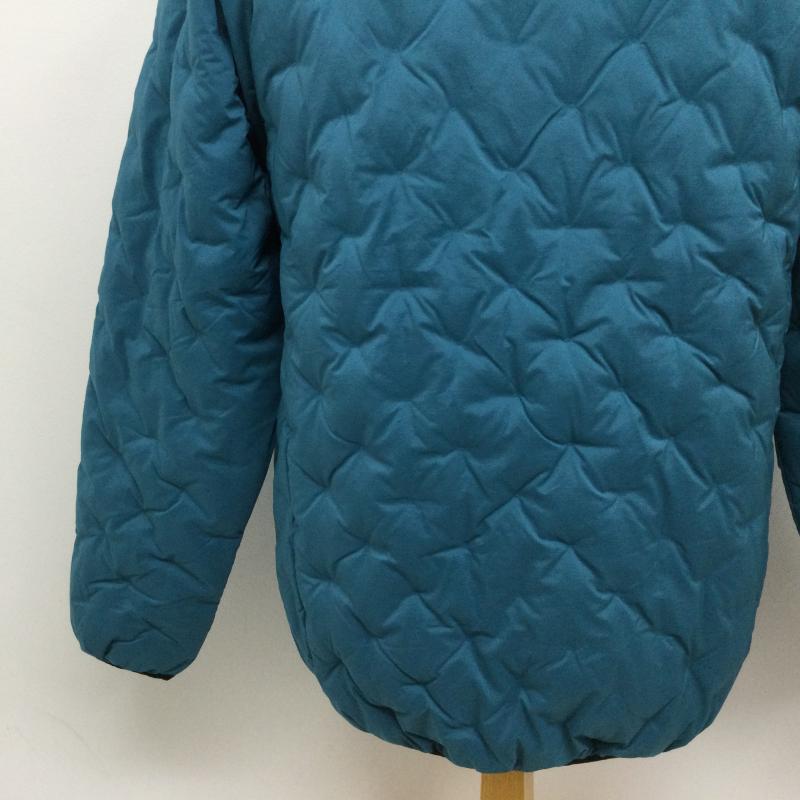 古着 USED ジャケット、上着 ジャンパー、ブルゾン TIGORA ティゴラ TR-9D3662IJ フード付き 立体中綿ジャケット M 無地 青 / ブルー / blue X 緑 / グリーン / green メンズ USED 古着 中古 50099499