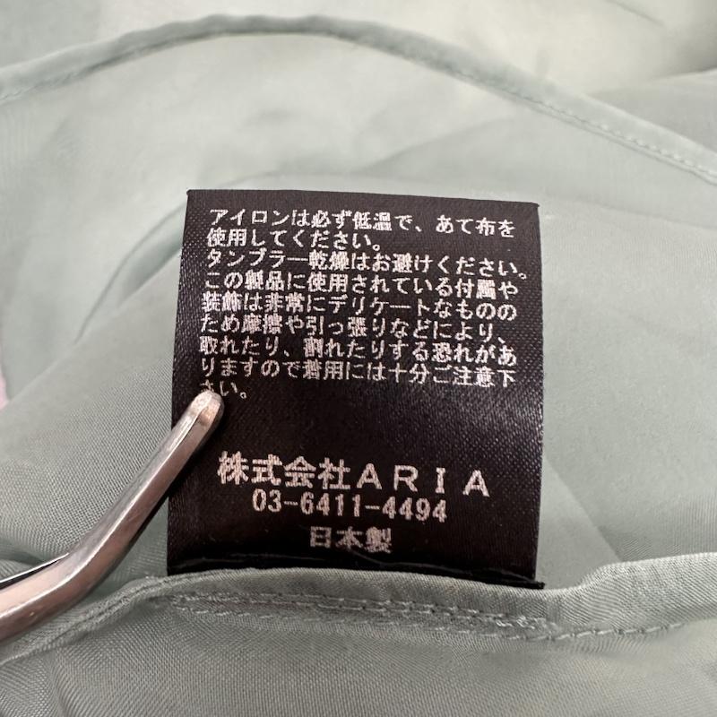 ユウミアリア yuumi ARIA ワンピース ロングスカート エンブロイダリー ワンピース EMBROIDERY ONEPIECE 長袖 ワイド ロング 211-AS014 FREE 緑 / グリーン / green レディース USED 古着 中古 50099507