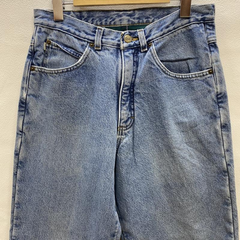 エルエルビーン L.L.Bean パンツ デニム、ジーンズ L.L.Bean フリースライナー デニムパンツ T705 ジッパーフライ IDG GRN W31 L36 31インチ ロゴ、文字 X ワンポイント インディゴ / インディゴ / Indigo X 緑 / グリーン / green メンズ USED 古着 中古 50099953