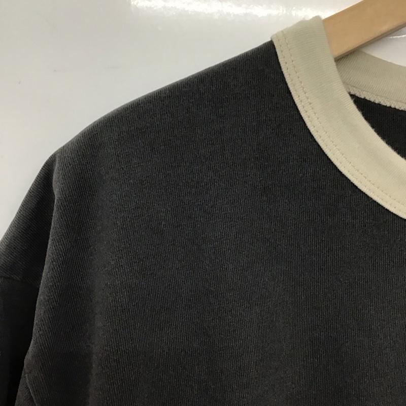 ハブアグレイトフルデイ HAVE A GRATEFUL DAY Tシャツ 半袖 半袖カットソー プリントTシャツ クルーネックカットソー L ロゴ、文字 灰 / グレー /  メンズ USED 古着 中古 10133114