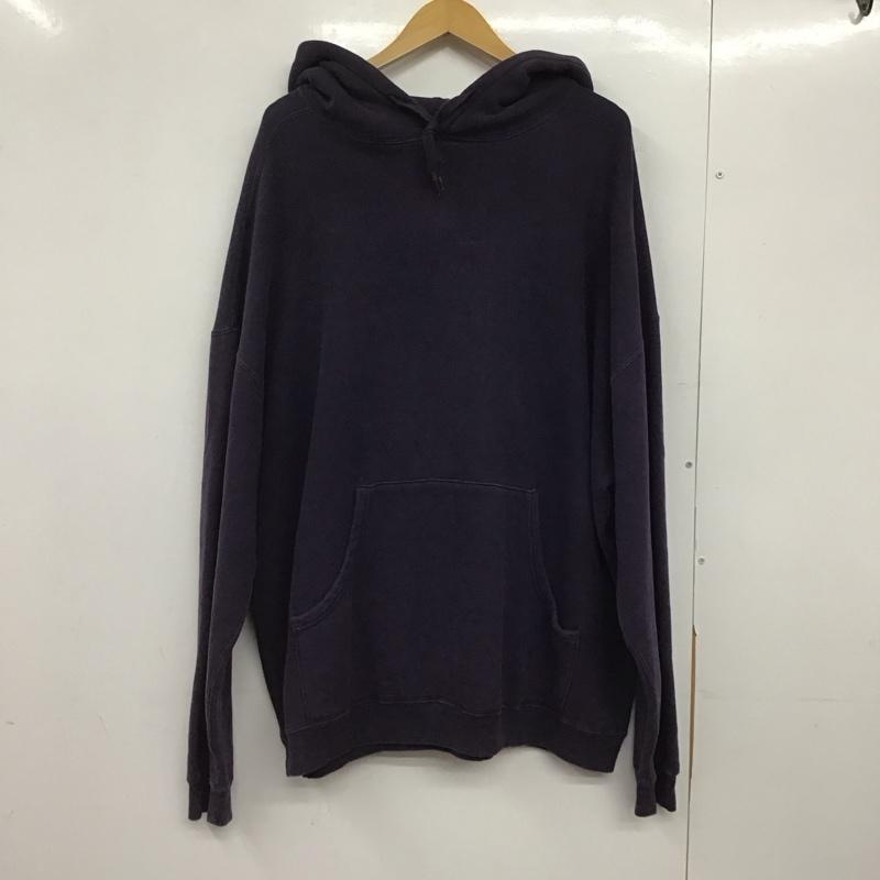 レミ レリーフ REMI RELIEF パーカー 長袖 長袖パーカー プルオーバーパーカー スウェット L 無地 紫 / パープル /  メンズ USED 古着 中古 10146422