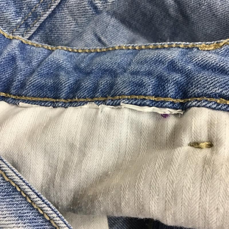 ザラ ZARA パンツ ショートパンツ ホットパンツ デニムパンツ ショートパンツ 36 無地 インディゴ / インディゴ /  レディース USED 古着 中古 10115953