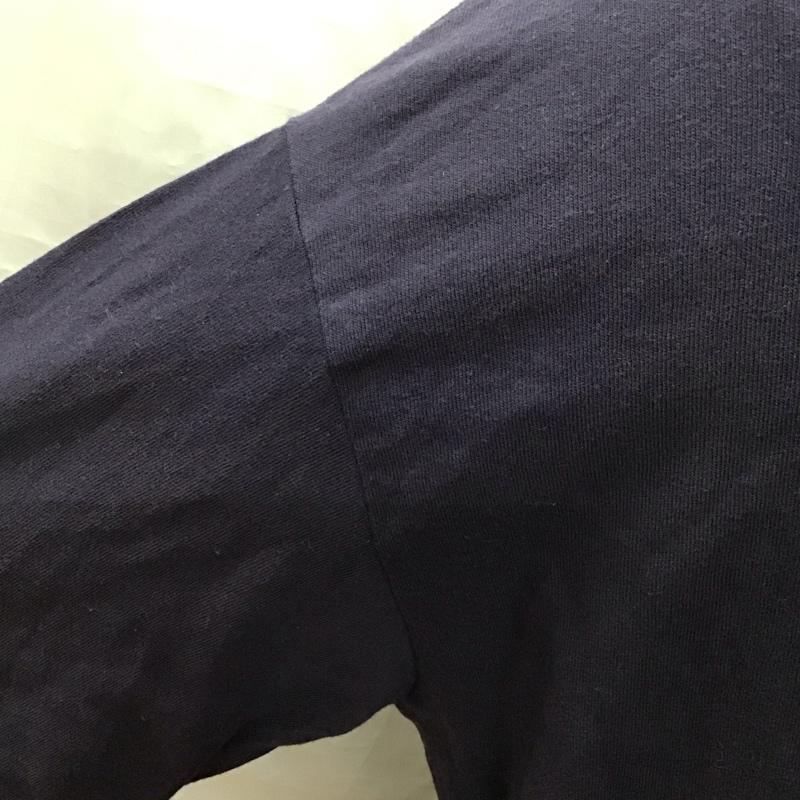 マジック ナンバー MAGIC NUMBER Tシャツ 半袖 半袖カットソー プリントTシャツ クルーネックカットソー L 無地 紺 / ネイビー /  メンズ USED 古着 中古 10116178