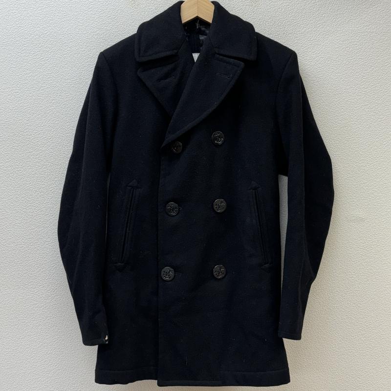 古着 USED コート ピーコート ROLLAND BERRY CREATE ローランドベリークリエイト バックフェイス タイト ピー - 黒 / ブラック / black メンズ USED 古着 中古 50100420