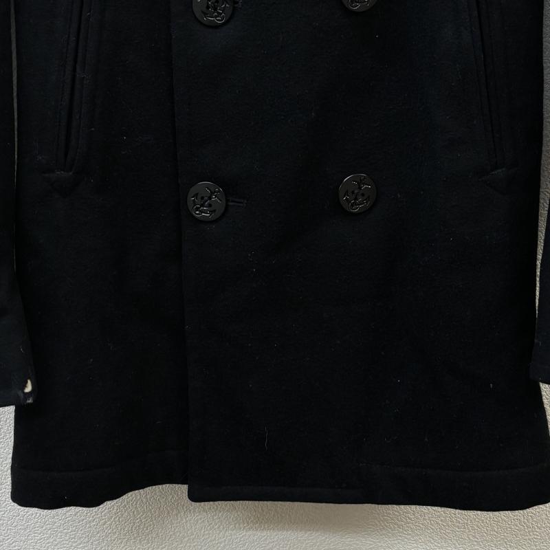 古着 USED コート ピーコート ROLLAND BERRY CREATE ローランドベリークリエイト バックフェイス タイト ピー - 黒 / ブラック / black メンズ USED 古着 中古 50100420