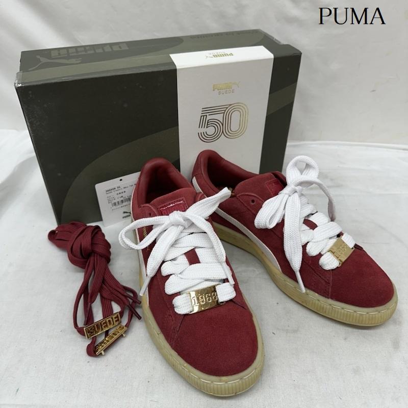 プーマ PUMA スニーカー スニーカー SUEDE CLASSIC BBOY FAB WNS 365559-01 23.5cm 赤 / レッド / red レディース USED 古着 中古 50100641