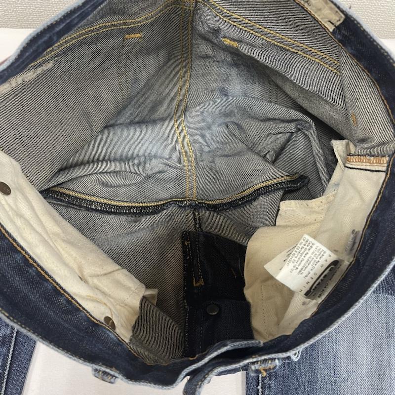 ジースターロゥ G-STAR RAW パンツ デニム、ジーンズ 3301 ストレート ジーンズ デニム テーパード ストレッチ ボタンフライ 501210282 28インチ ロゴ、文字 X 刺繍 インディゴ / インディゴ / Indigo メンズ USED 古着 中古 50100961