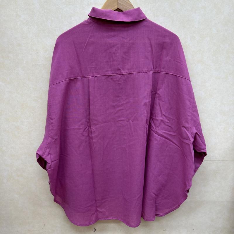 ロデオクラウンズ Rodeo Crowns シャツ、ブラウス 長袖 420FSL30-038B Natuly Linen リネン混 ギャザーパフ袖 オーバーサイズ FREE 桃 / ピンク / pink レディース USED 古着 中古 50101167