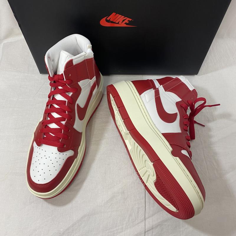 ナイキ NIKE スニーカー スニーカー dn3253-116 WMNS Air Jordan 1 High Elevate Varsity Red and Summit White US12/29cm 29.0cm 白 / ホワイト / white X 赤 / レッド / red メンズ USED 古着 中古 50101526