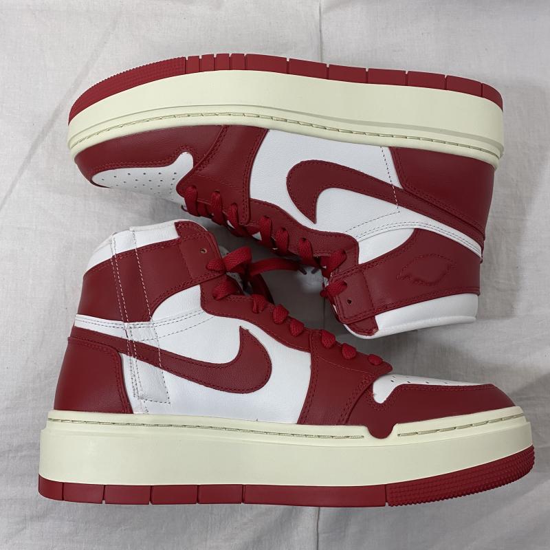 ナイキ NIKE スニーカー スニーカー dn3253-116 WMNS Air Jordan 1 High Elevate Varsity Red and Summit White US12/29cm 29.0cm 白 / ホワイト / white X 赤 / レッド / red メンズ USED 古着 中古 50101526