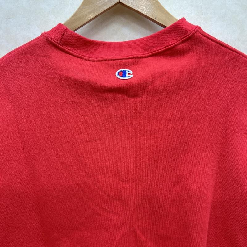 チャンピオン Champion ベスト ベスト C5-V001 9oz 裏起毛 ルーズフィット オーバーサイズ スウェット M 赤 / レッド / red メンズ USED 古着 中古 50101571