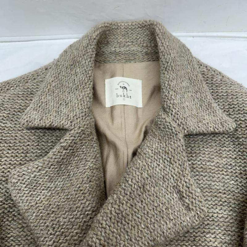 ブフト bukht コート コート一般 B-16311 ニット ウール コート 0 ベージュ / ベージュ / beige メンズ USED 古着 中古 50101881