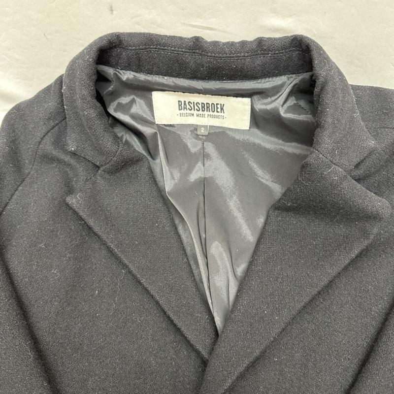 バシスブルック BASISBROEK コート コート一般 ウール チェスター コート 2 黒 / ブラック / black メンズ USED 古着 中古 50101882